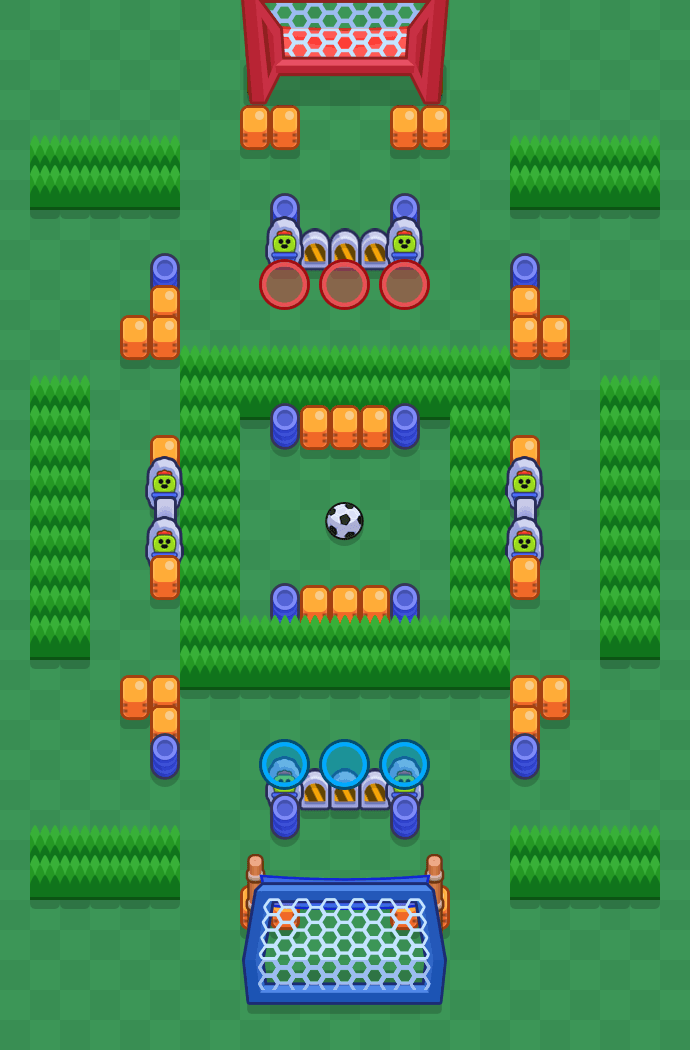 Keskikenttä Brawl Stars map
