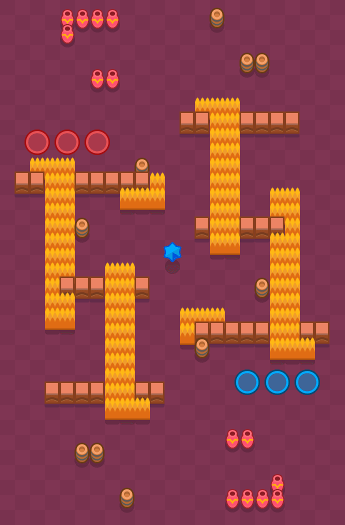 A bocajarro Brawl Stars map