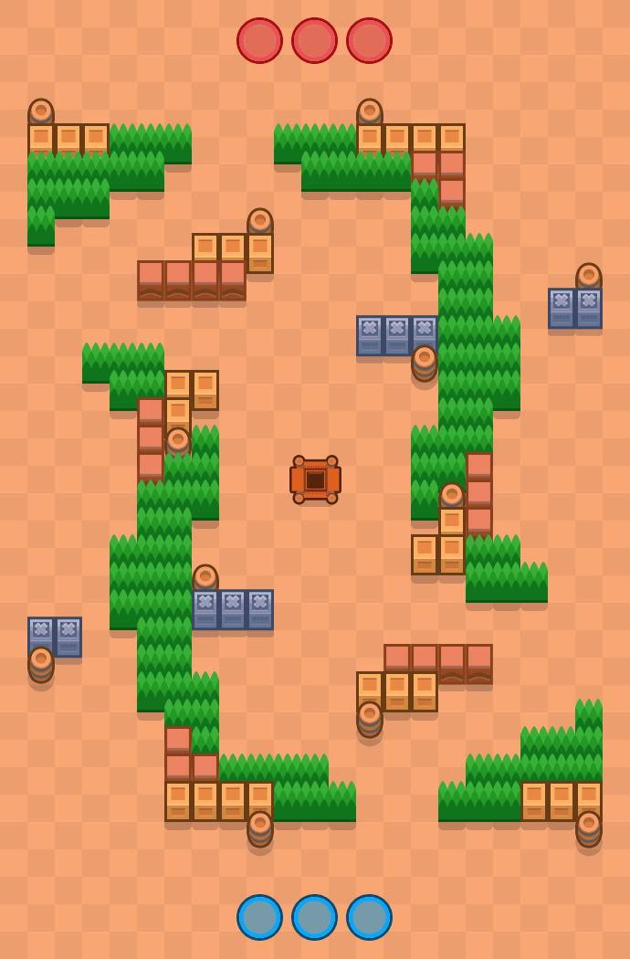 Corkscrew Brawl Stars map