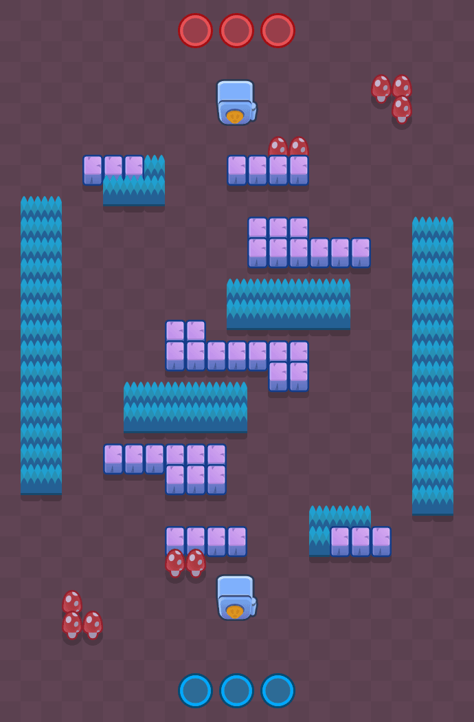 Canto cavernoso Brawl Stars map