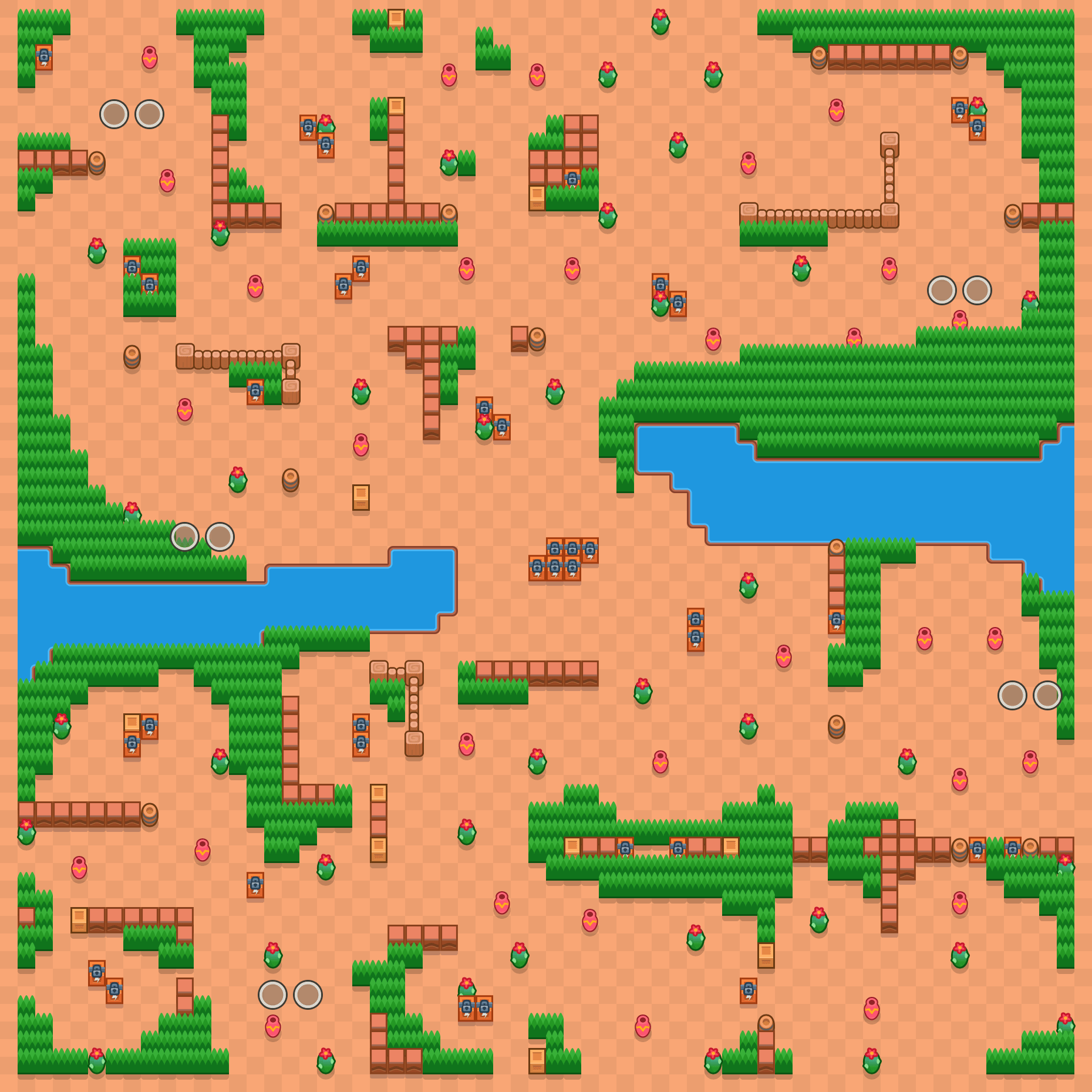 Dark Passage Brawl Stars map