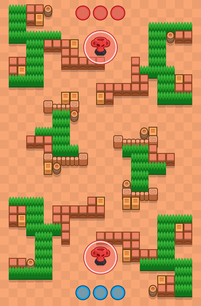 Atraco diurno Brawl Stars map