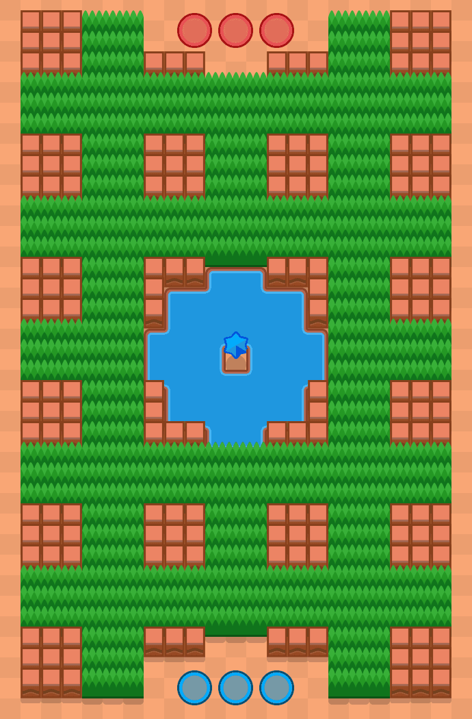 Dans les bois Brawl Stars map