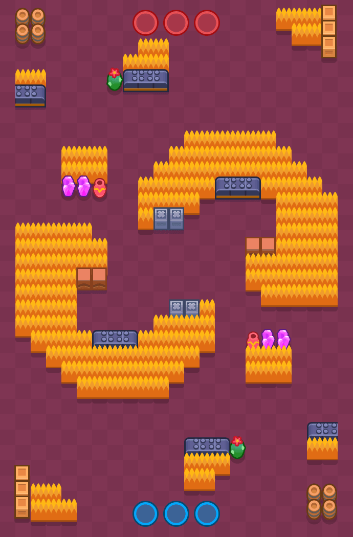 Arco doppio Brawl Stars map