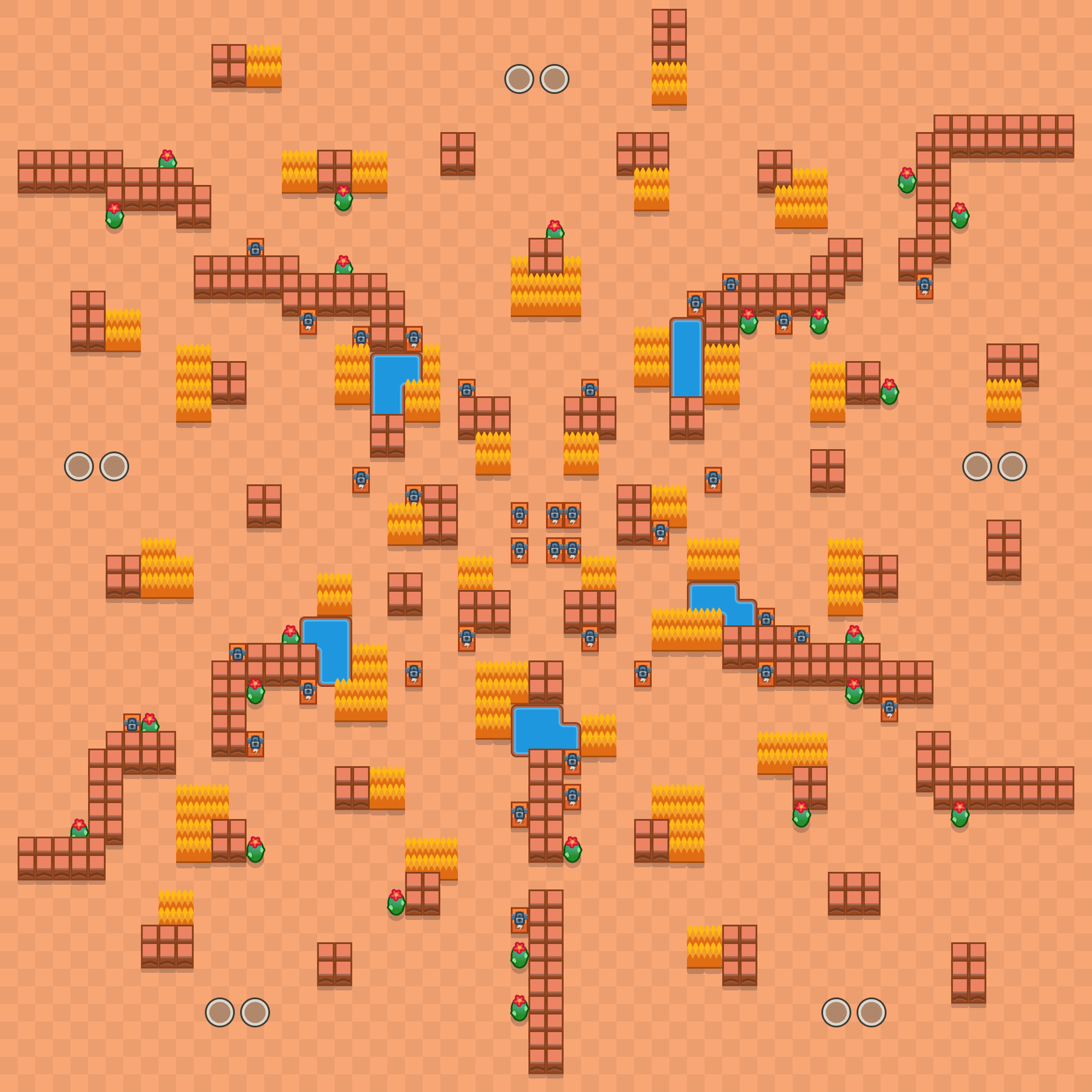 Dubbele last Brawl Stars map