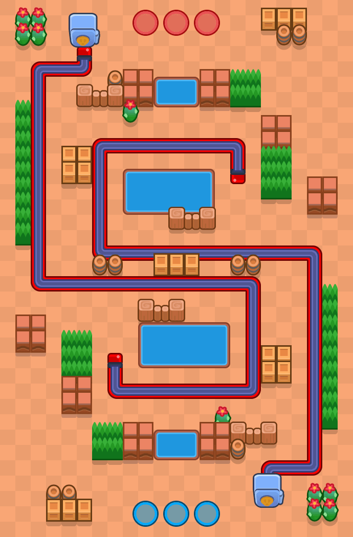 Drawback Brawl Stars map