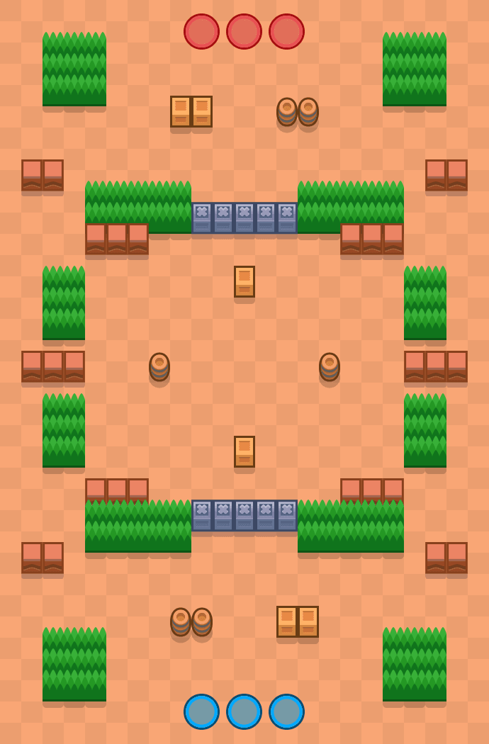 Saison sèche Brawl Stars map