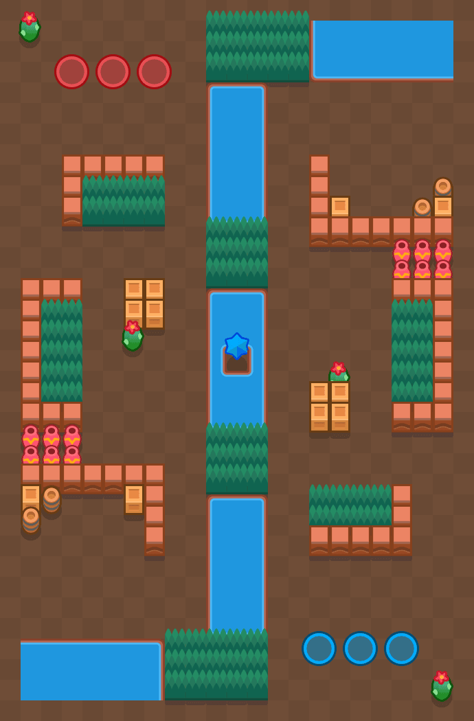 Manantial caudaloso Brawl Stars map