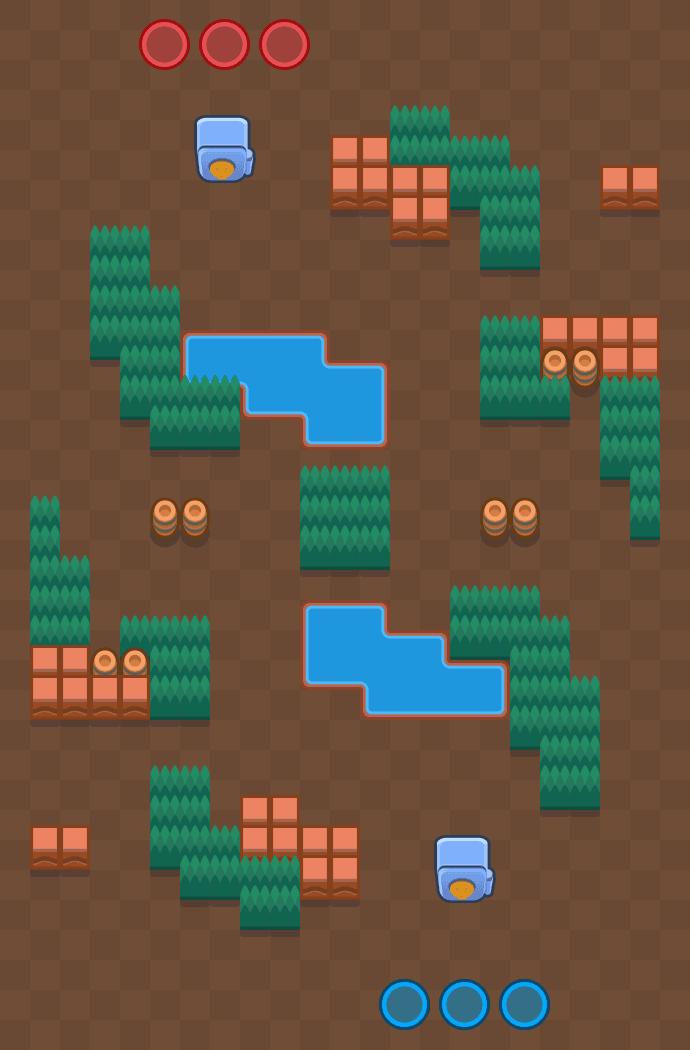 Ghoulish Lagoon Brawl Stars map