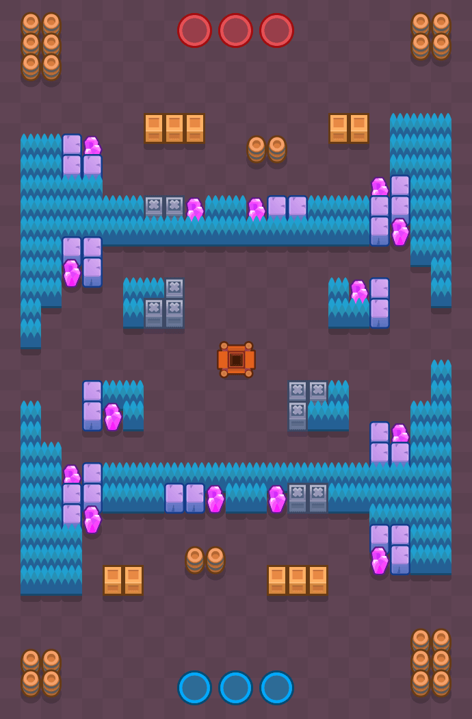 Hard Rock Mine Brawl Stars map