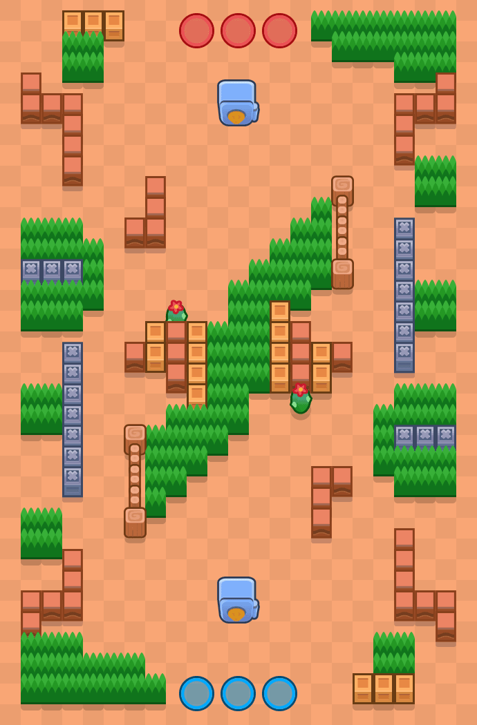 Patata caliente Brawl Stars map