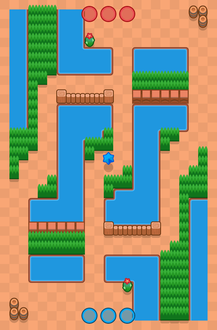 De isla en isla Brawl Stars map