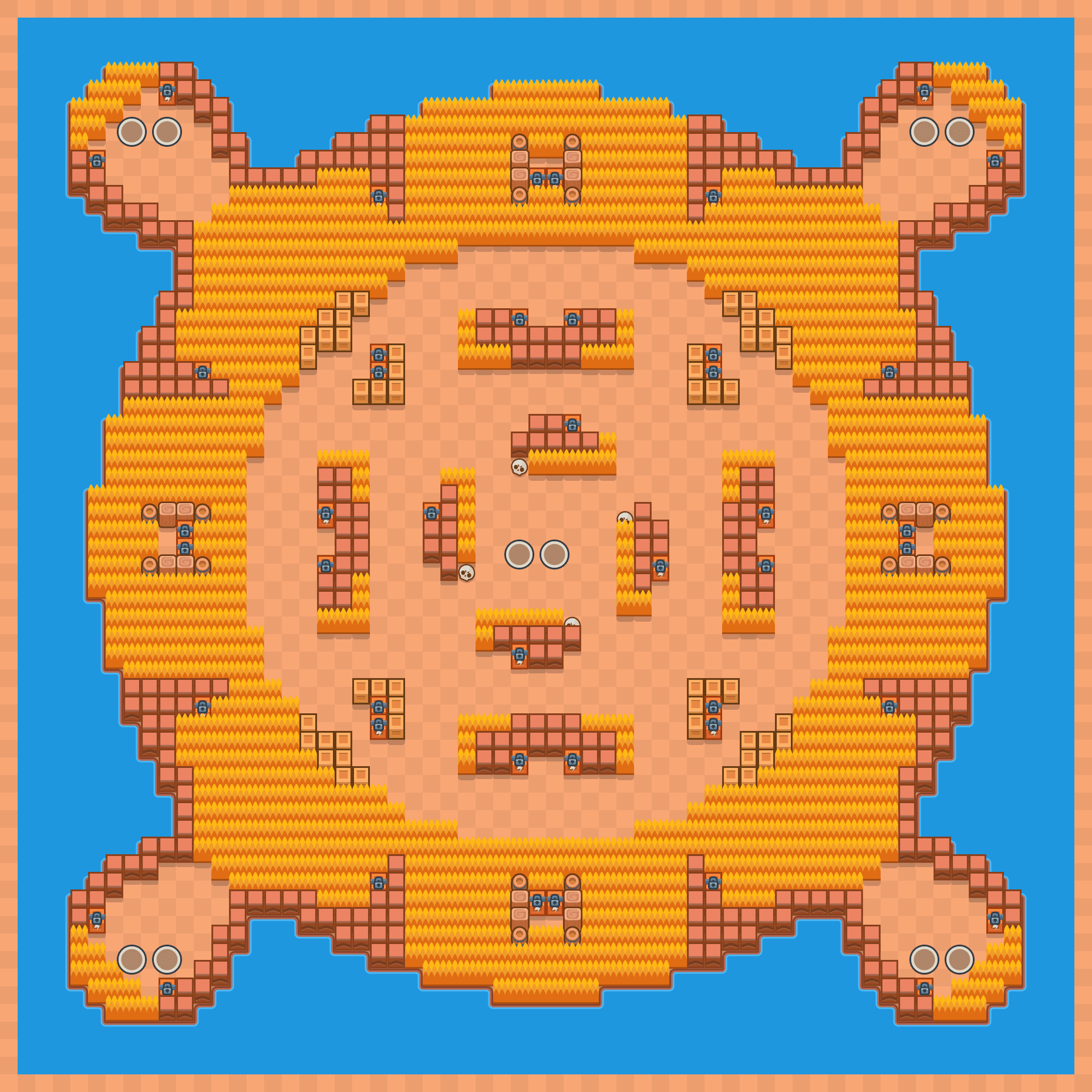 Soucoupe volante Brawl Stars map