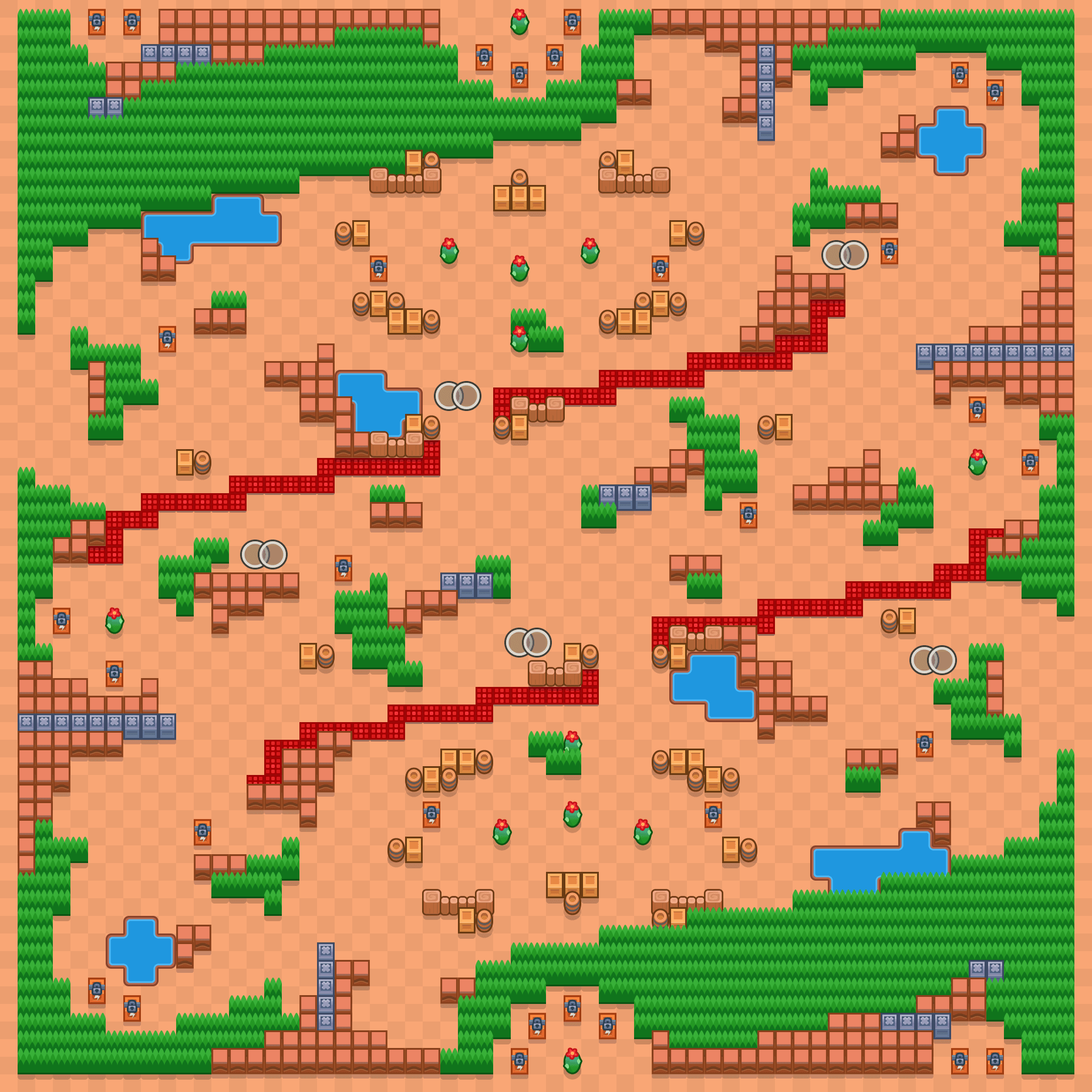 Croquete Brawl Stars map