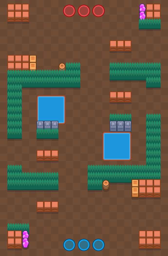 Lago de los lirios Brawl Stars map