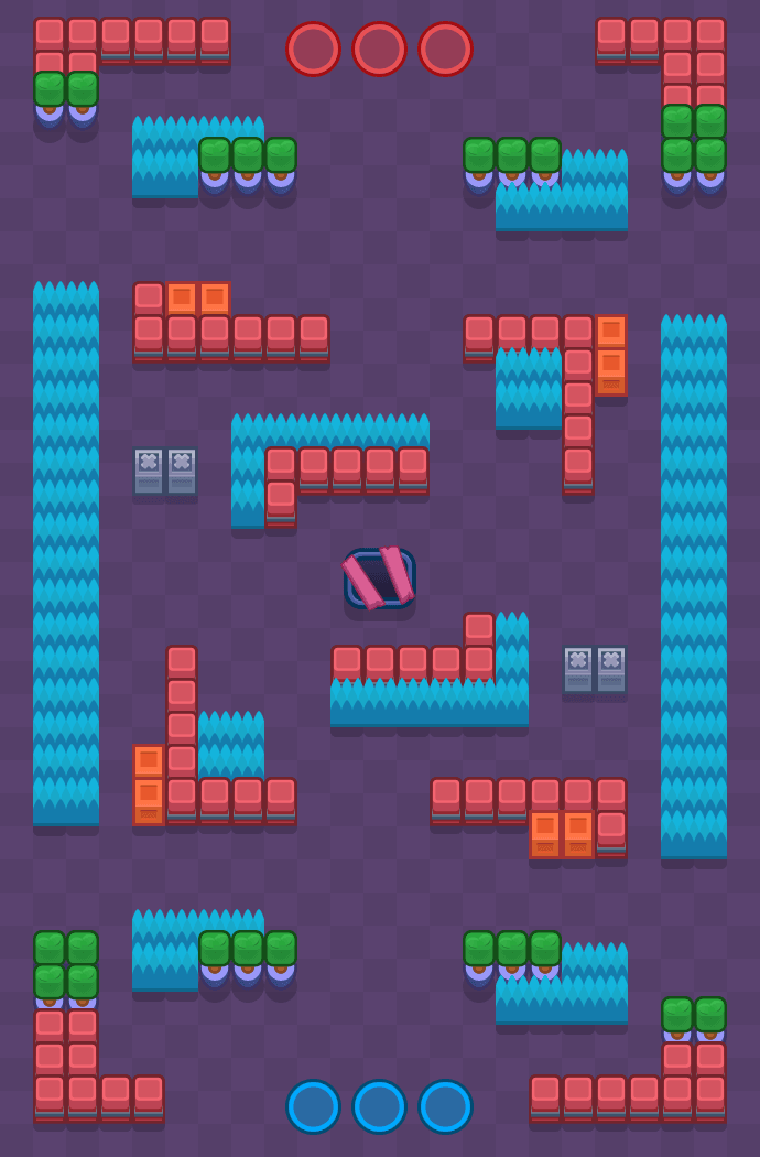Restaurants locaux Brawl Stars map