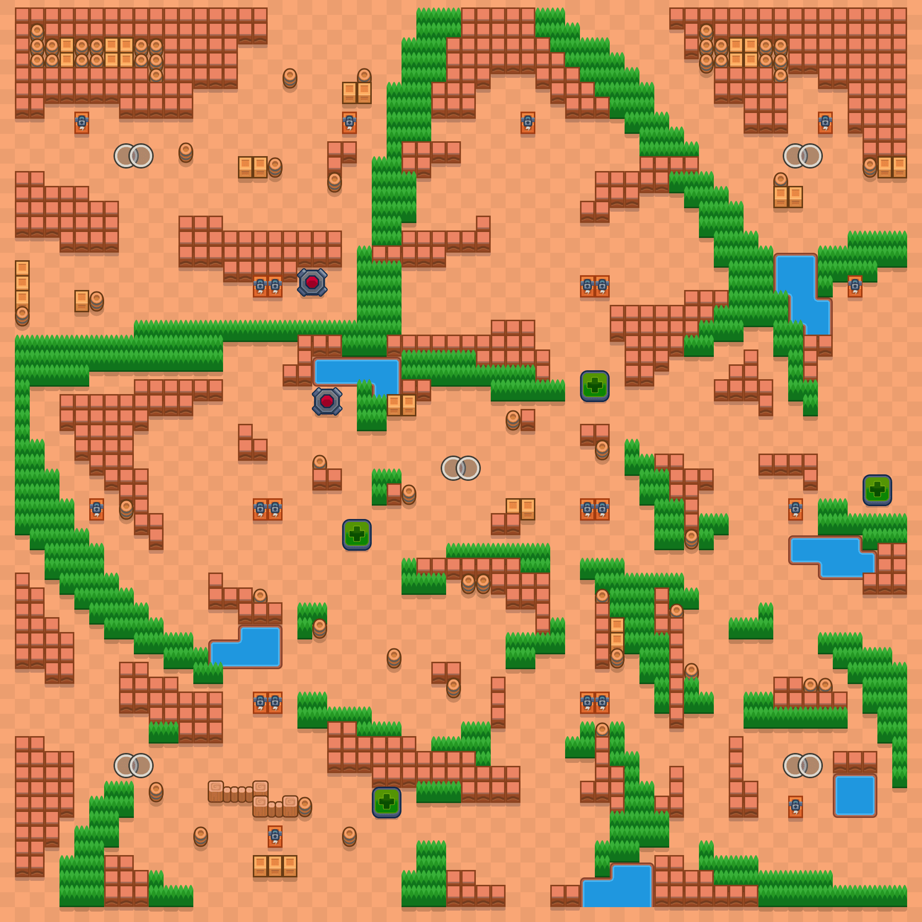 Lotus Brawl Stars map