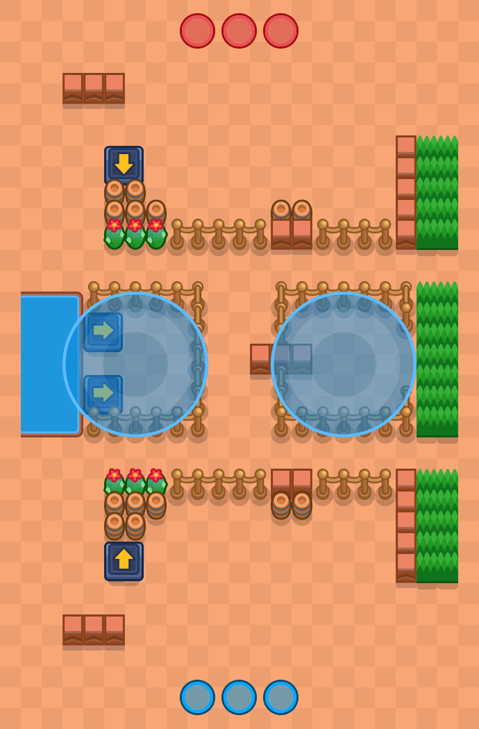 Ataque masivo Brawl Stars map