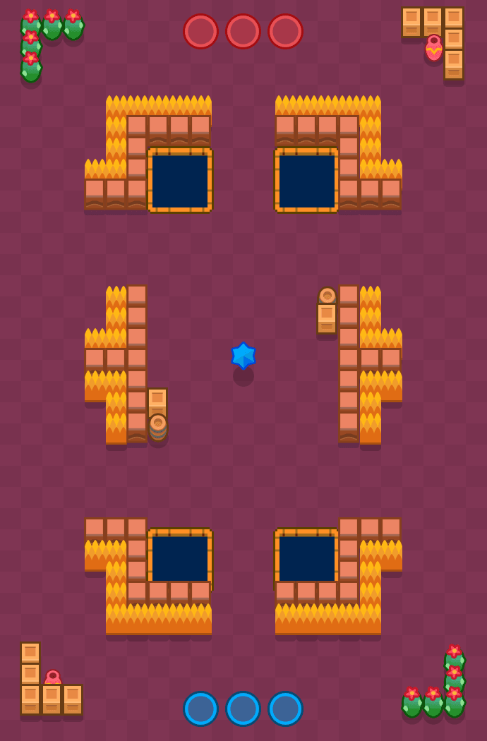 Novos horizontes Brawl Stars map