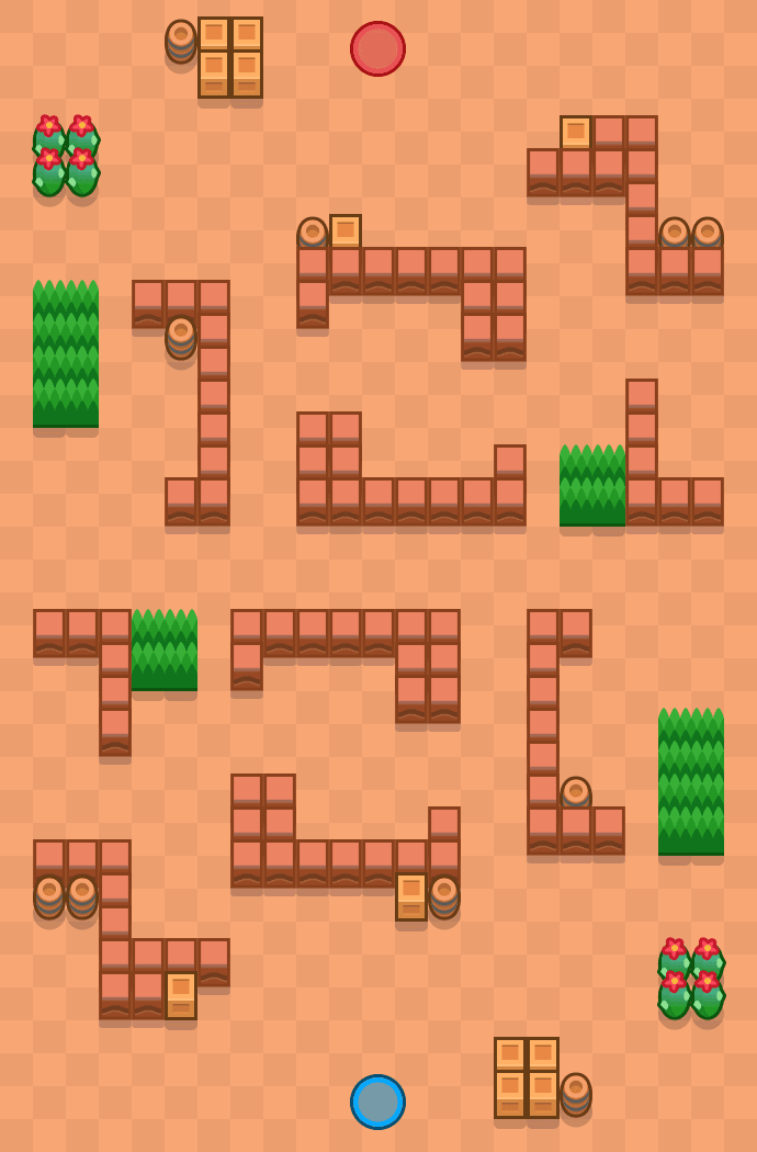 Ninja Checkmate Brawl Stars map