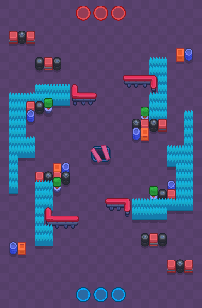 Purzelbäume Brawl Stars map
