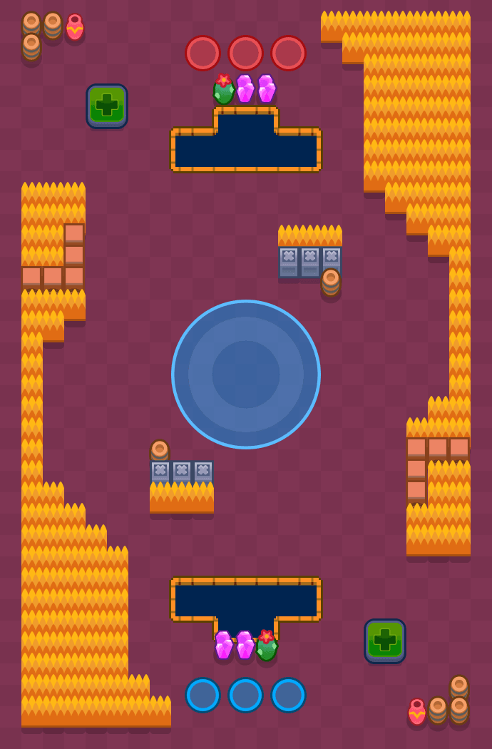Zona abierta Brawl Stars map