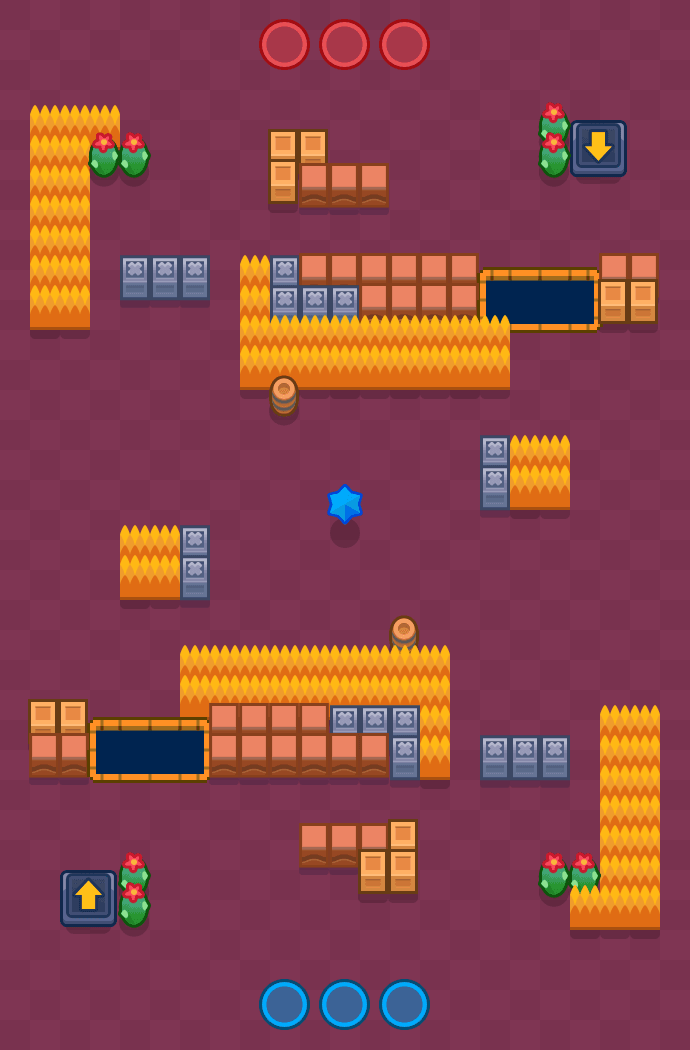 Out in the Open Brawl Stars map