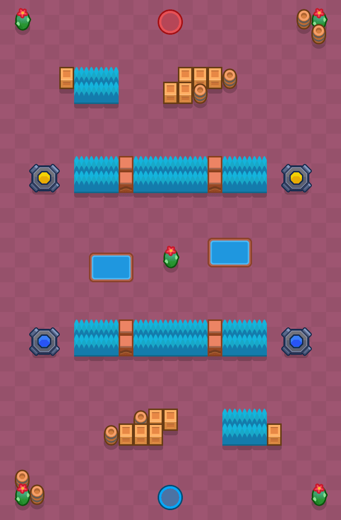 Duelo de anáguas Brawl Stars map