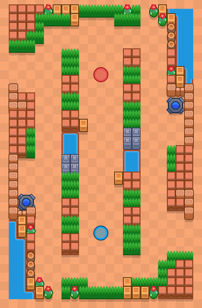 Pilares de perdición Brawl Stars map