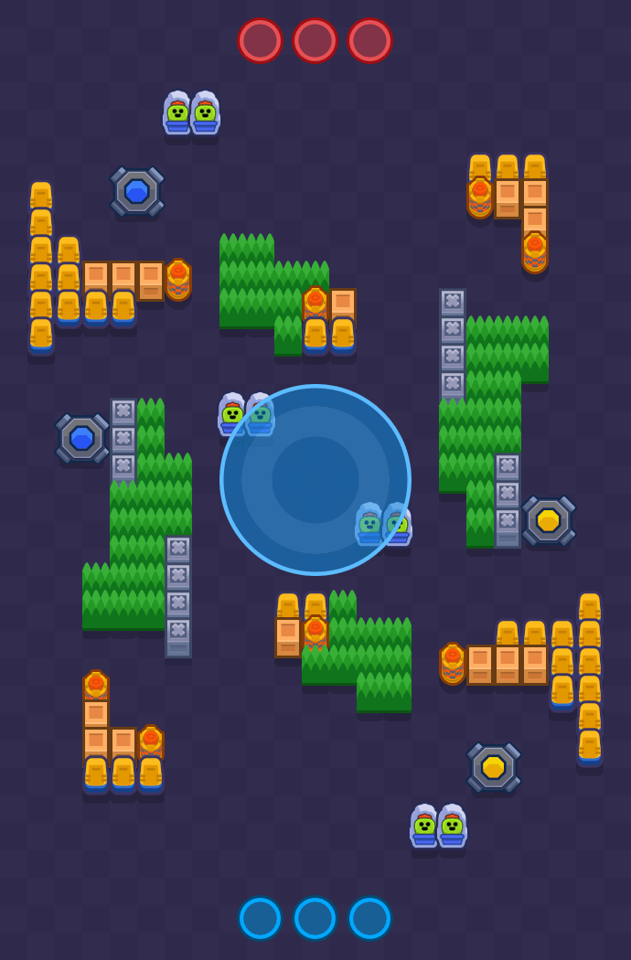 Estrategia excelsa Brawl Stars map