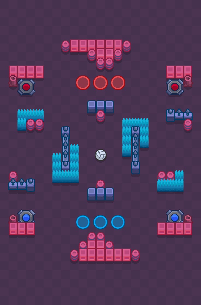 Power Alley Brawl Stars map