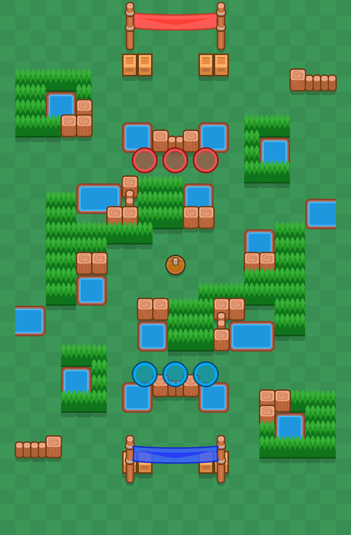 Charca anegada Brawl Stars map