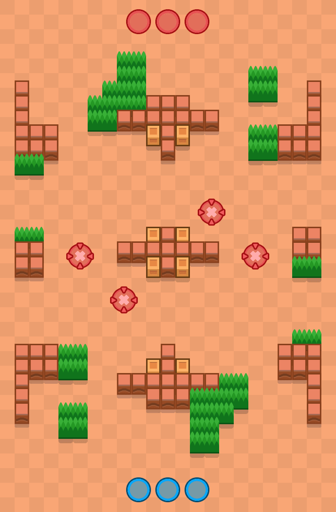Cuadrantes Brawl Stars map