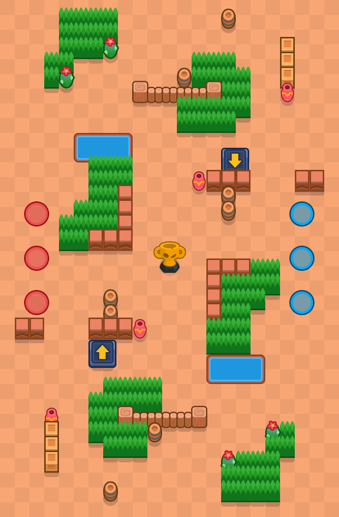Racing Trophy Brawl Stars map
