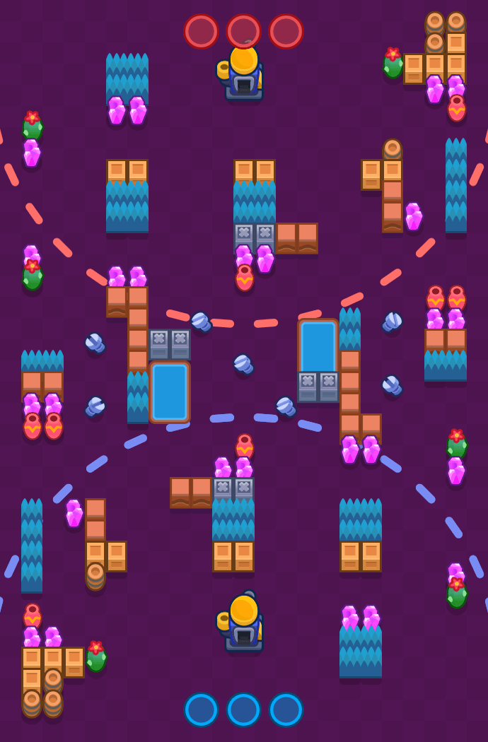 Radiant Rampage Brawl Stars map