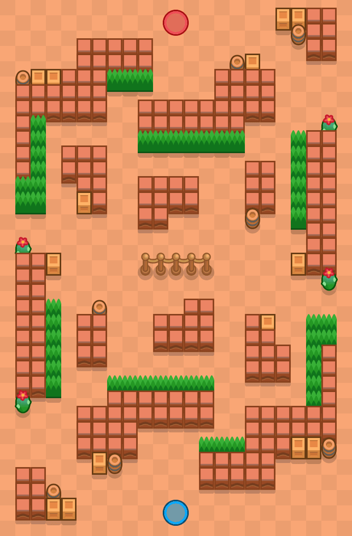 Rigid Ravines Brawl Stars map