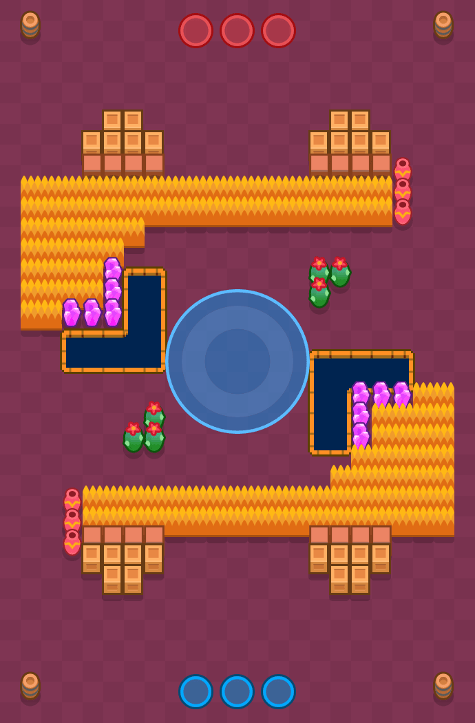 Pista ardiente Brawl Stars map