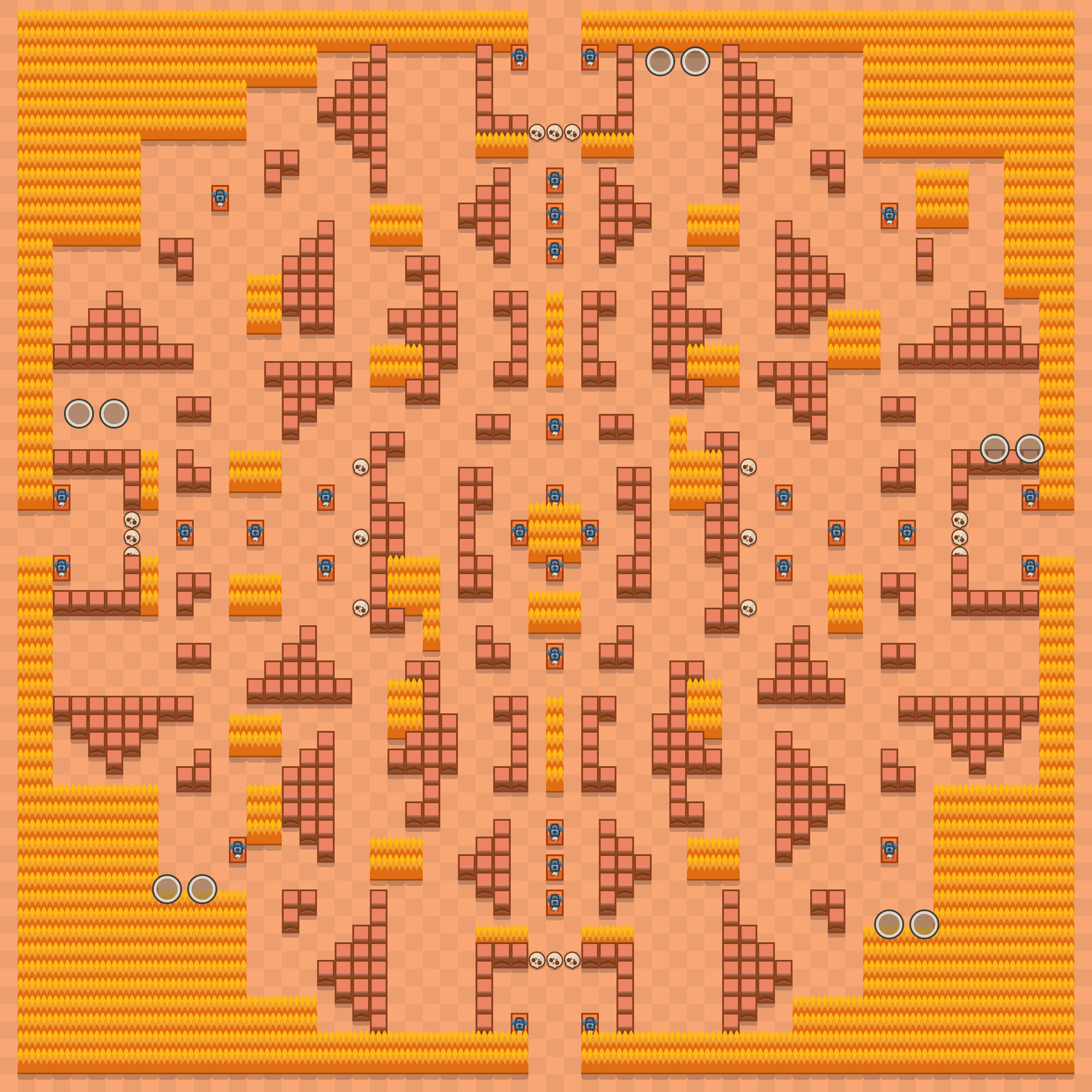 Felswandbrawl Brawl Stars map
