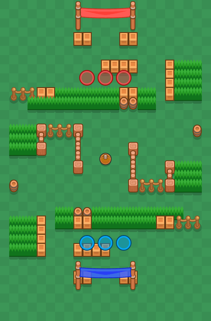 Rooftop Runners Brawl Stars map