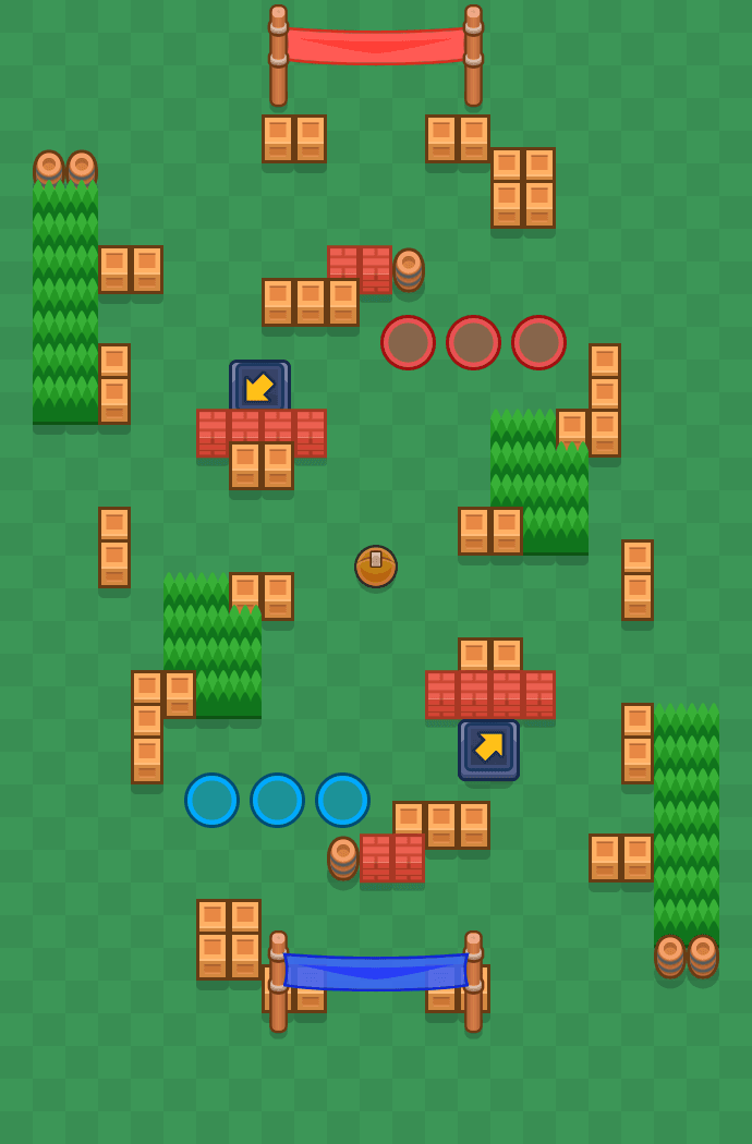 Rush Brawl Stars map