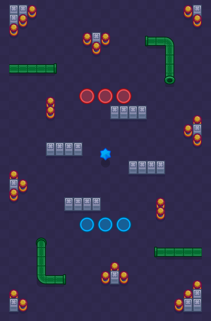 Retomada enferrujada Brawl Stars map