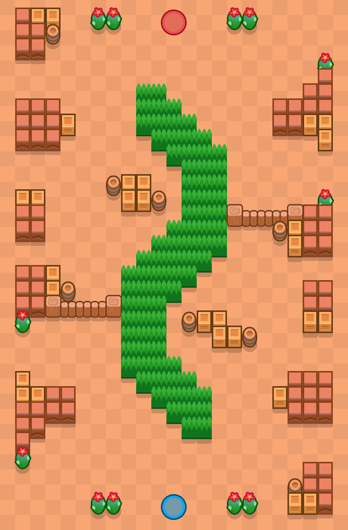 Serpente serpenteante Brawl Stars map