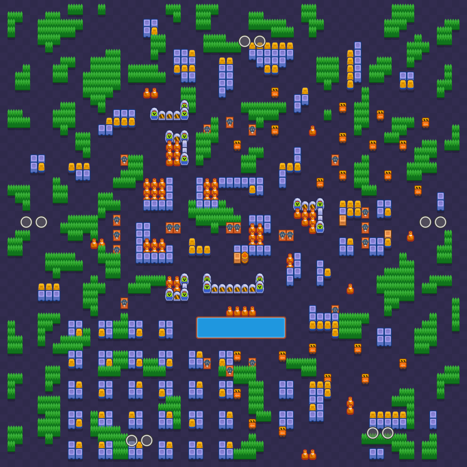 Skull Creek Brawl Stars map