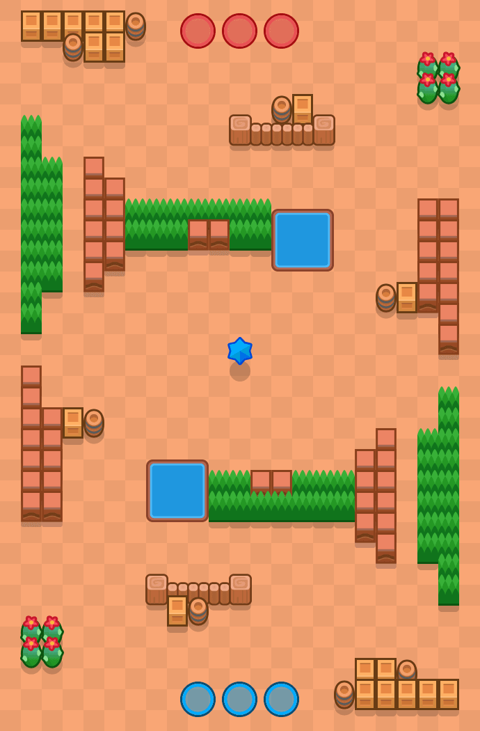Paraíso destructivo Brawl Stars map