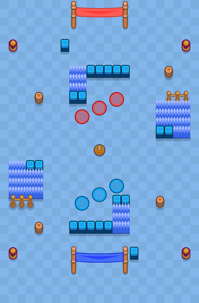 Slippery Slap Brawl Stars map