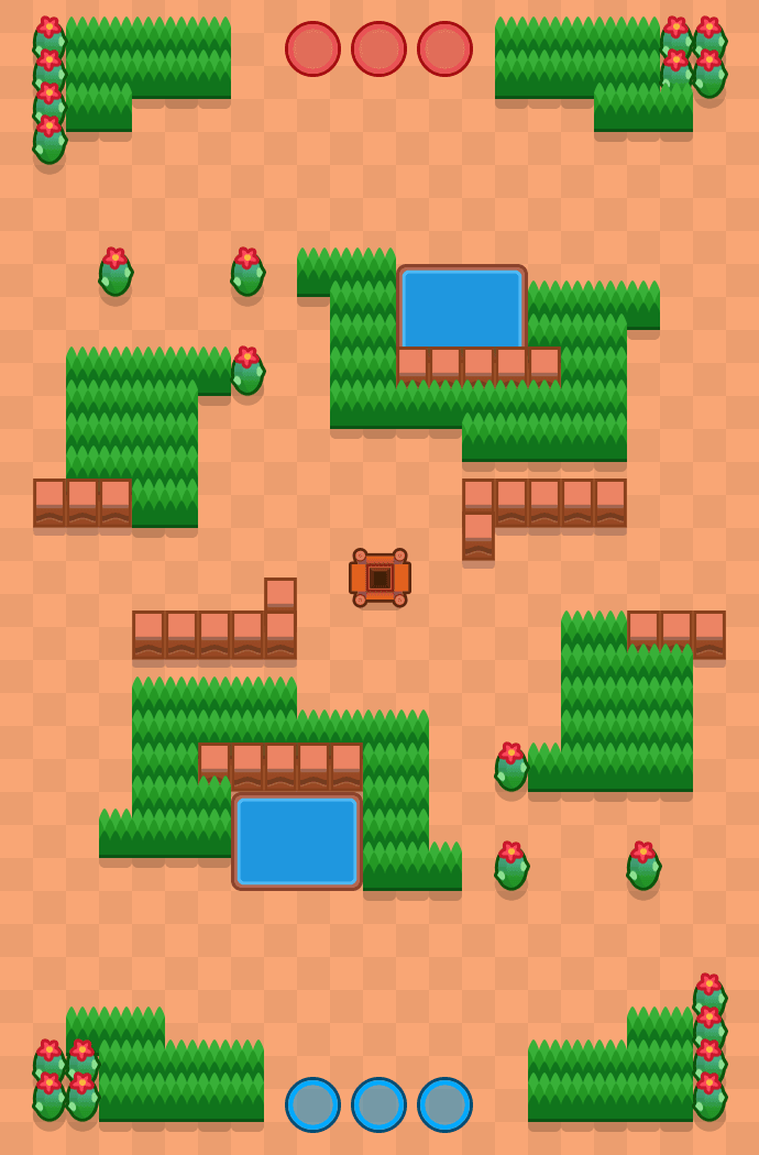 Furtivité furtive Brawl Stars map