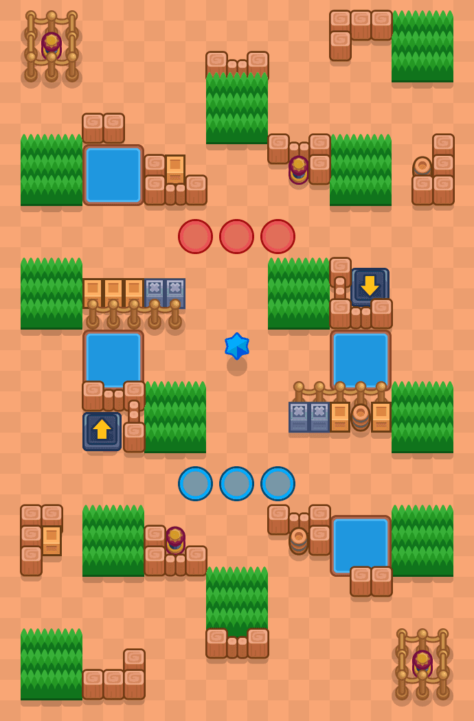 Spots of Yore Brawl Stars map