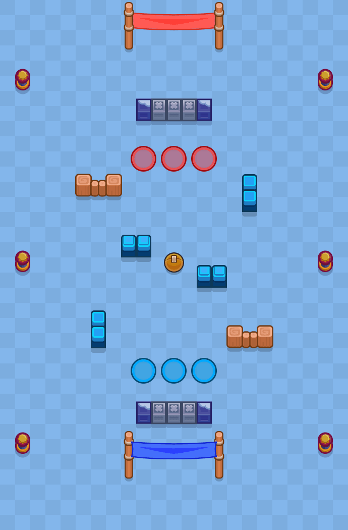 Starr Garden Brawl Stars map