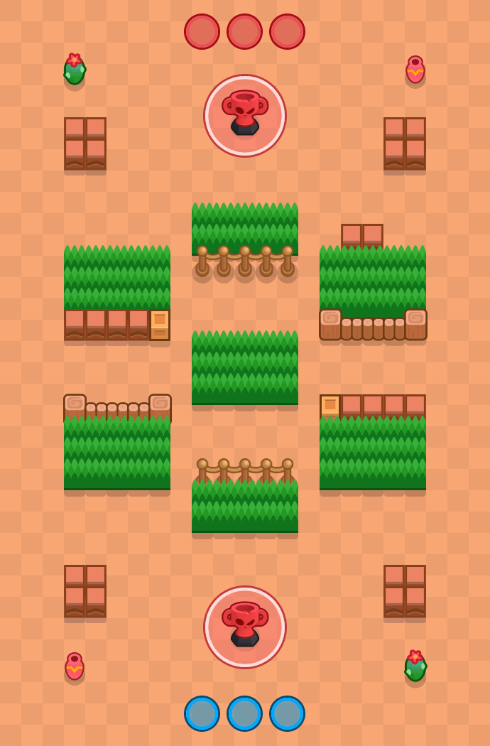 Geradeheraus Brawl Stars map