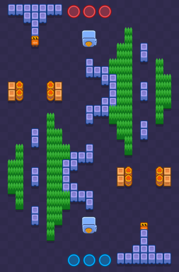 Surfistas do metrô Brawl Stars map